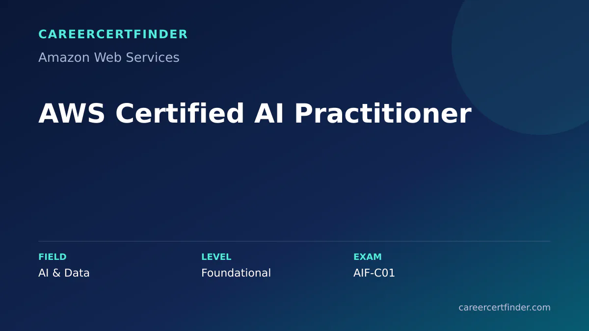 AWS Certified AI Practitioner exam, cost, and validity overview