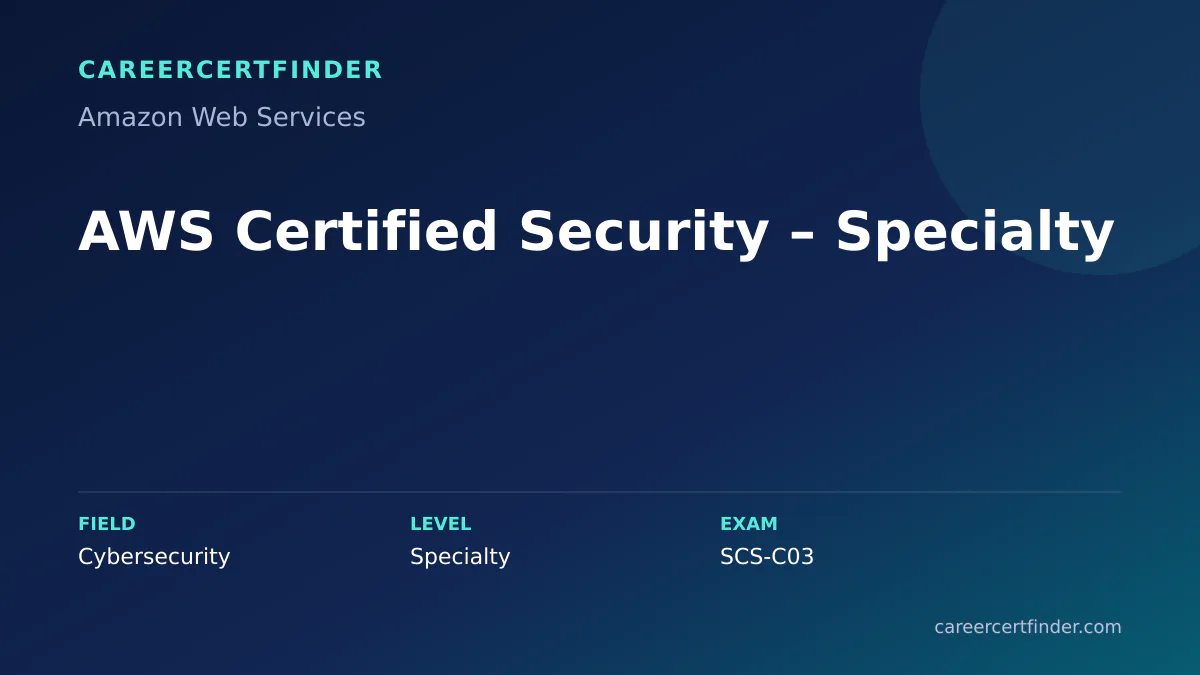 AWS Certified Security – Specialty exam, cost, and validity overview