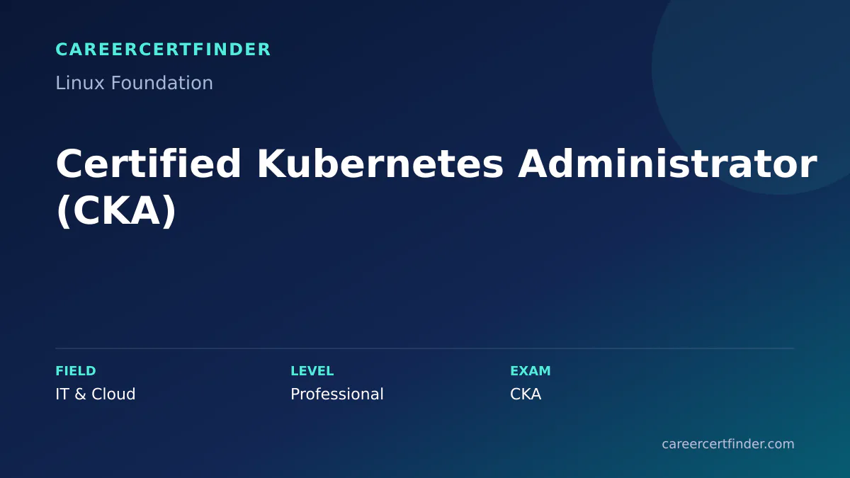 Certified Kubernetes Administrator (CKA) exam, cost, and validity overview