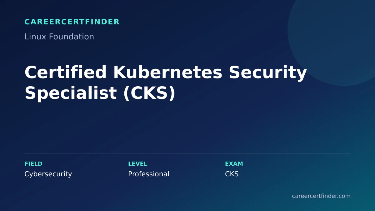Certified Kubernetes Security Specialist (CKS) exam, cost, and validity overview