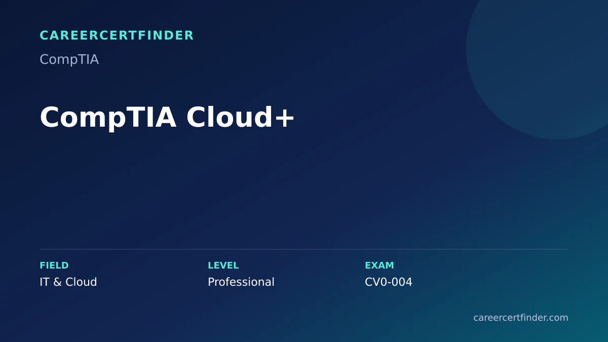 CompTIA Cloud+ exam, cost, and validity overview