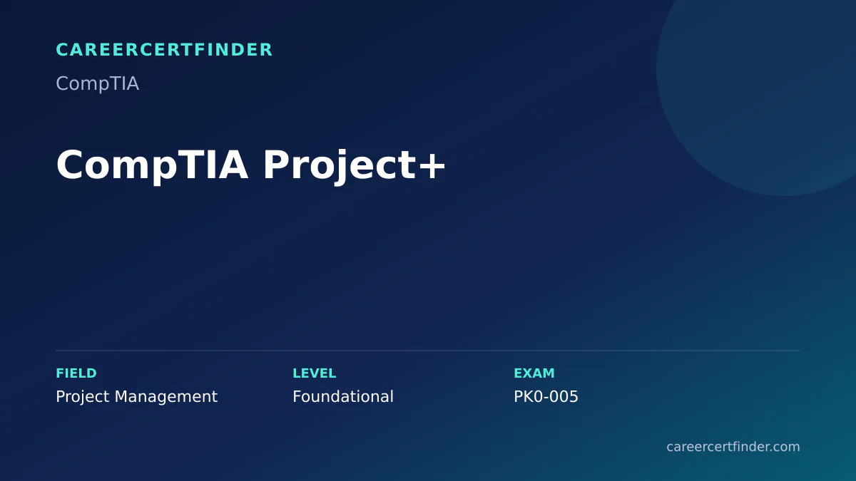 CompTIA Project+ exam, cost, and validity overview