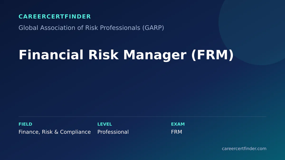 Financial Risk Manager (FRM) exam, cost, and validity overview