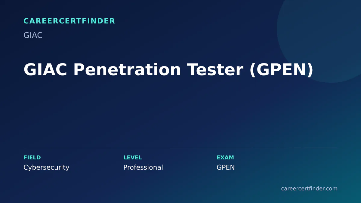 GIAC Penetration Tester (GPEN) exam, cost, and validity overview