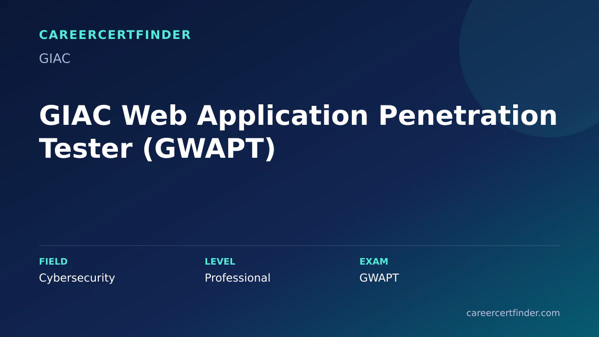 GIAC Web Application Penetration Tester (GWAPT) exam, cost, and validity overview