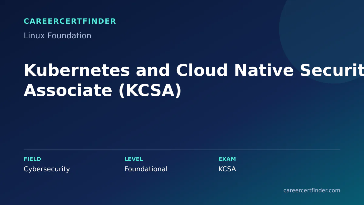 Kubernetes and Cloud Native Security Associate (KCSA) exam, cost, and validity overview
