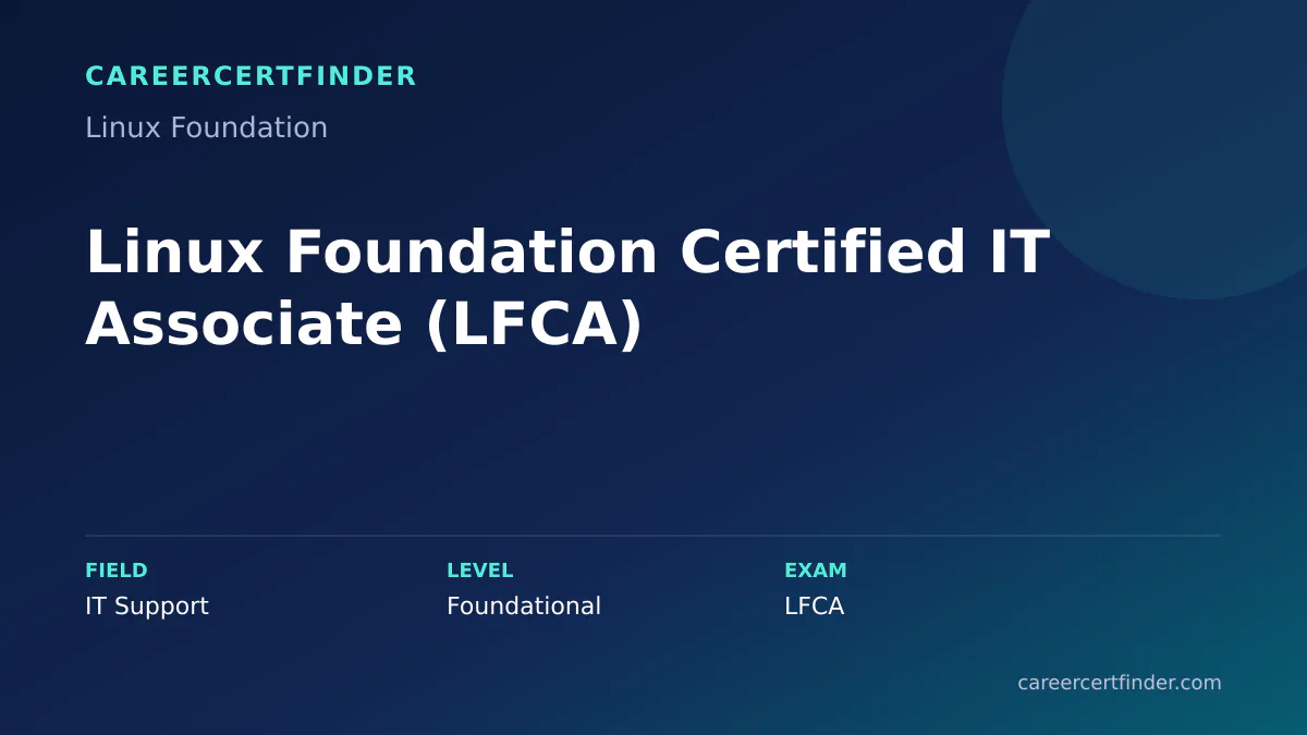 Linux Foundation Certified IT Associate (LFCA) exam, cost, and validity overview