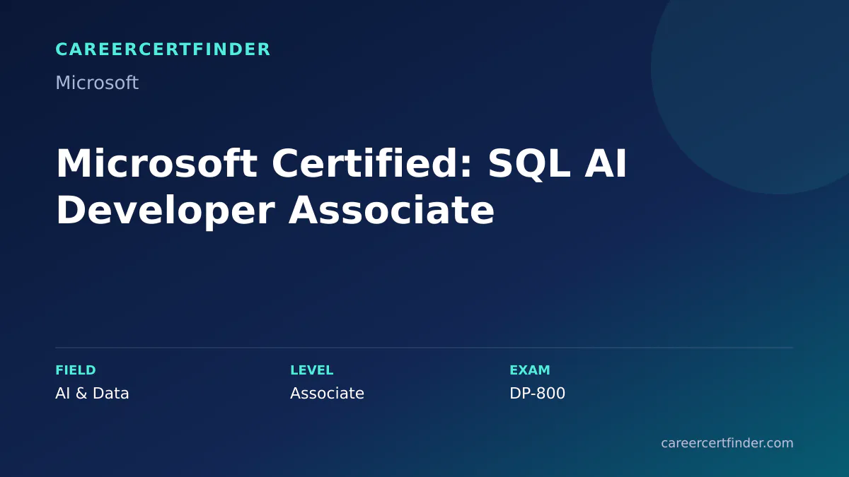 Microsoft Certified: SQL AI Developer Associate exam, cost, and validity overview